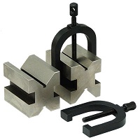 V-Block and Clamp Set 1.3/8"x1.5/8"x1.3/4" 2pcs Set